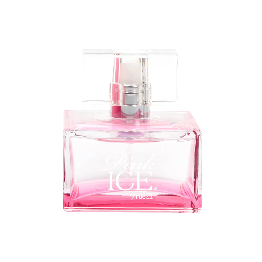Rue 21 Pink Ice bottle front view, ready for daily wear.