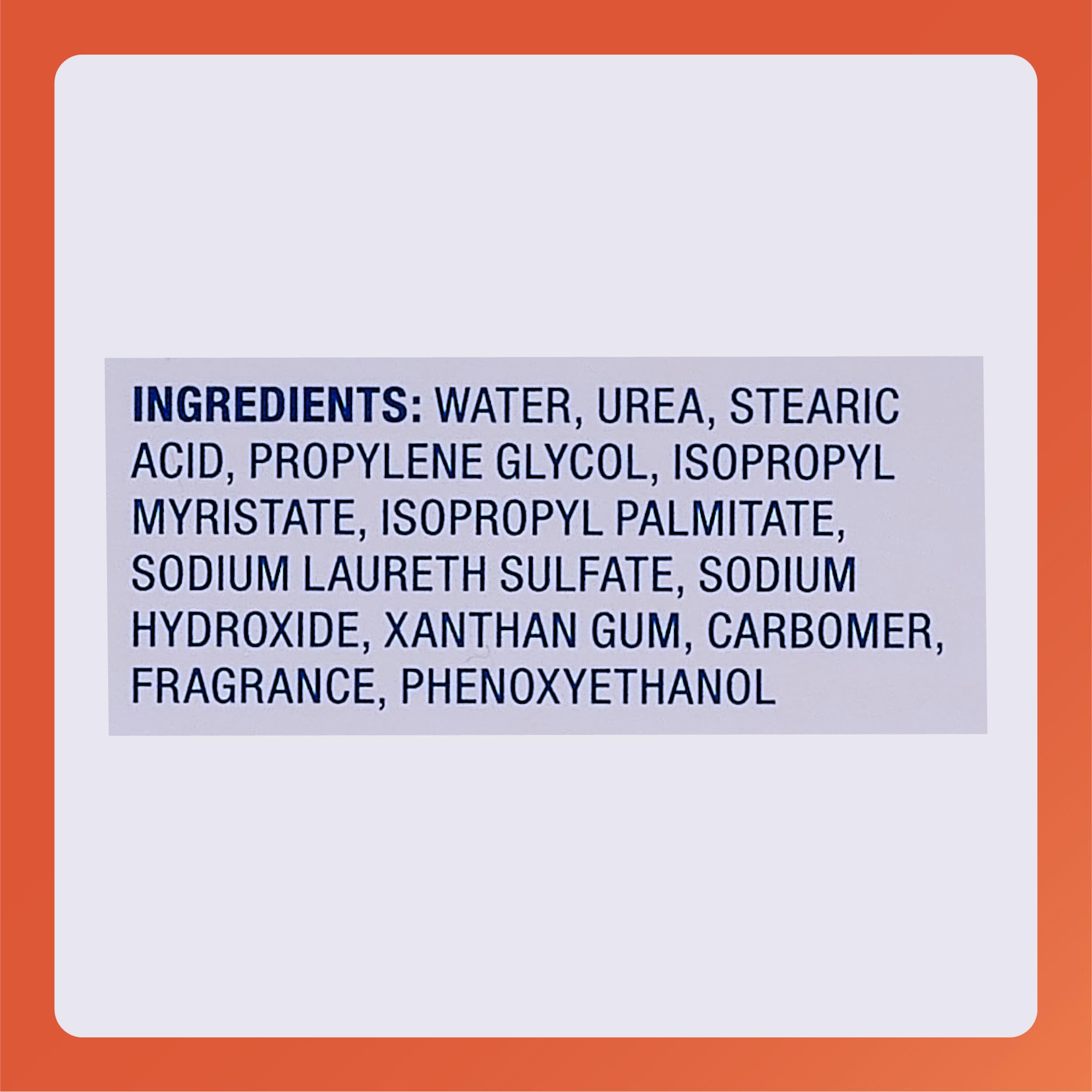 Rugby Laboratories urea 20% cream close-up texture showing absorption.