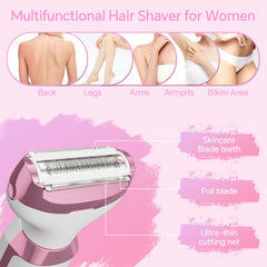RUIBO hypoallergenic skin-safe design promotes gentle shaving with less irritation.