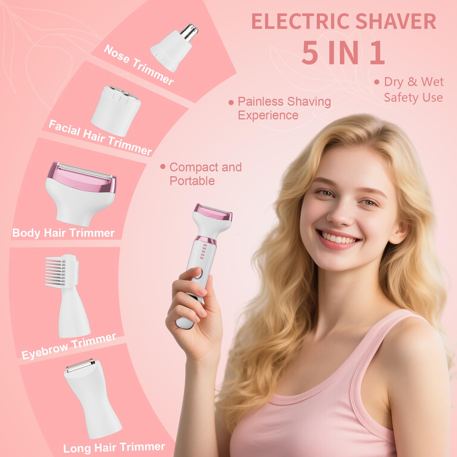 RUIM long hair trimmer attachment for quick bulk reduction.