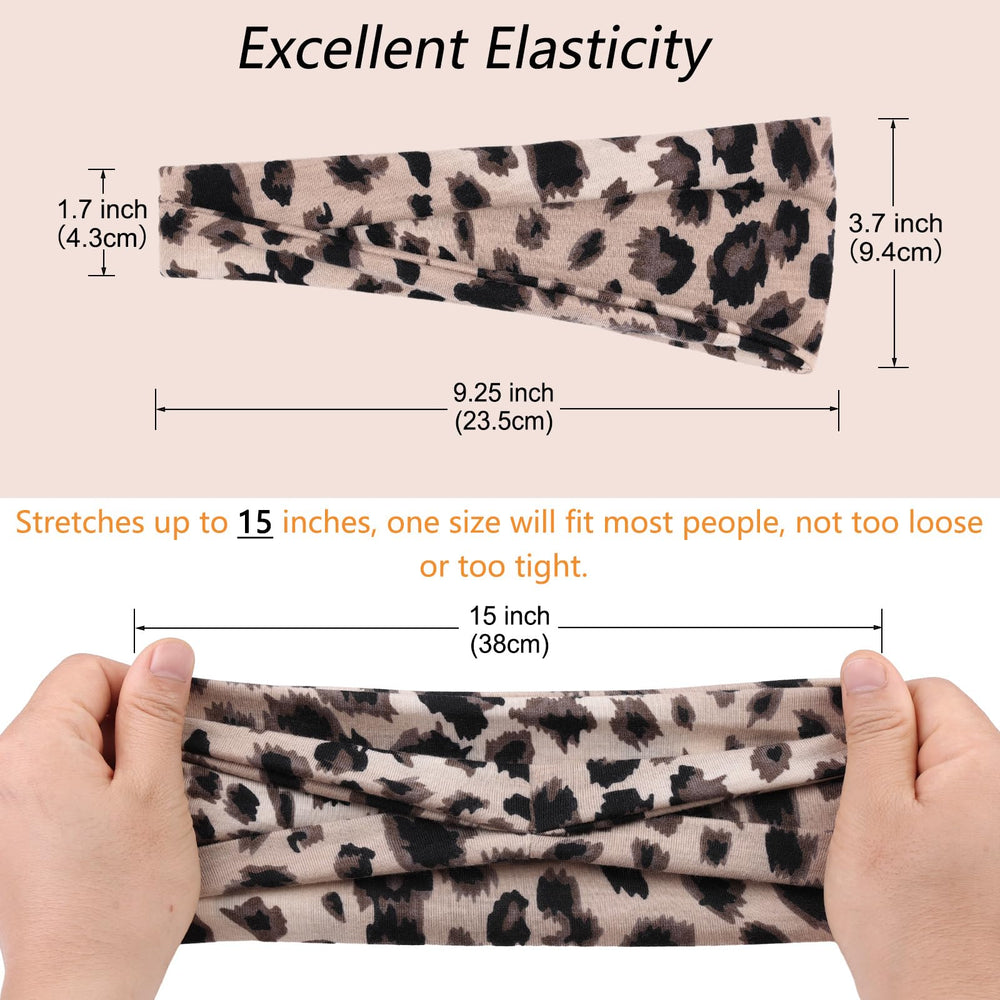 RuiYok wide band offers forehead coverage and secure hair management.