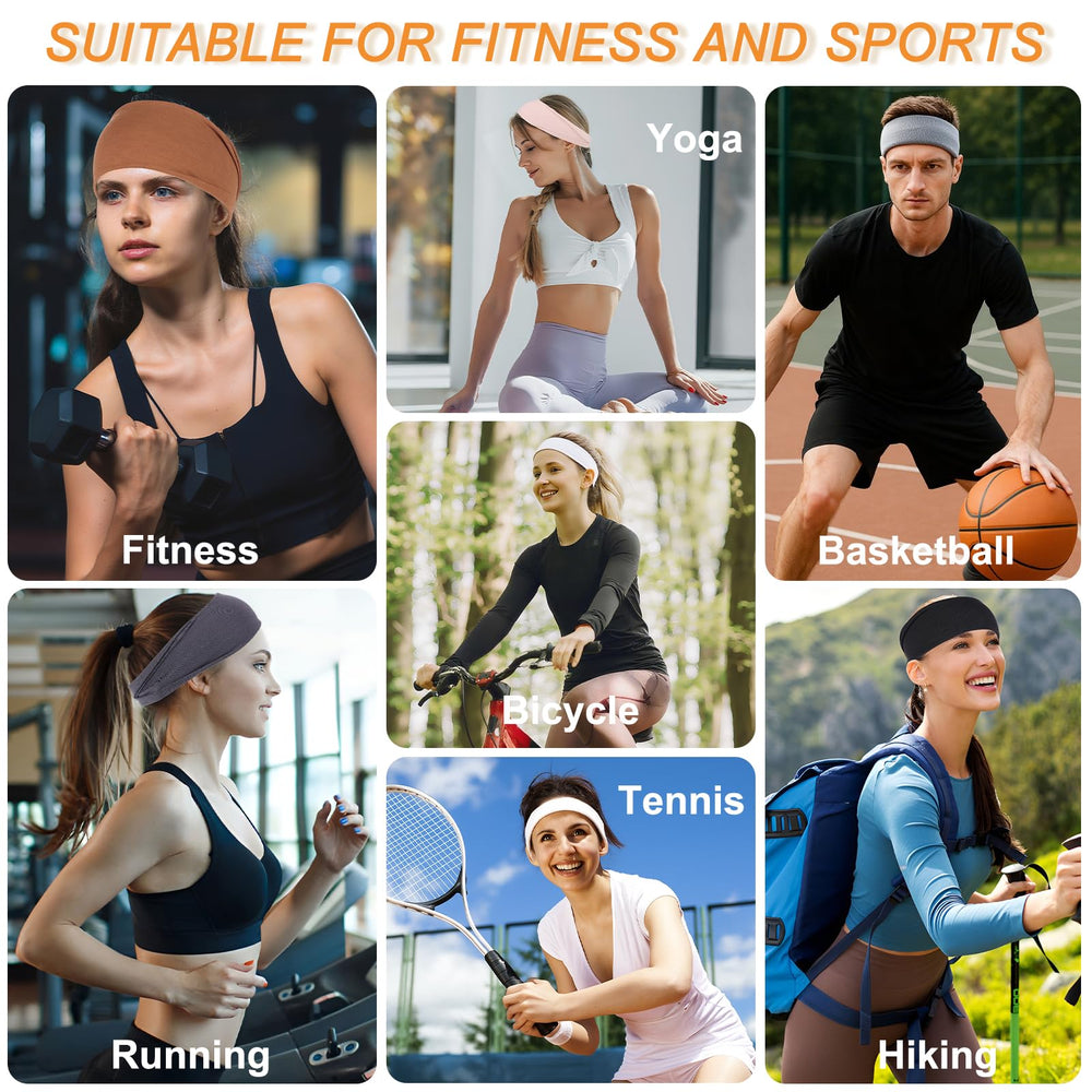 RuiYok headbands secure hair during workout sessions with non-slip grip