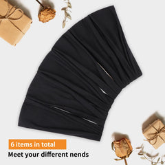 Soft cotton-poly blend RuiYok headband fabric for comfort and breathability