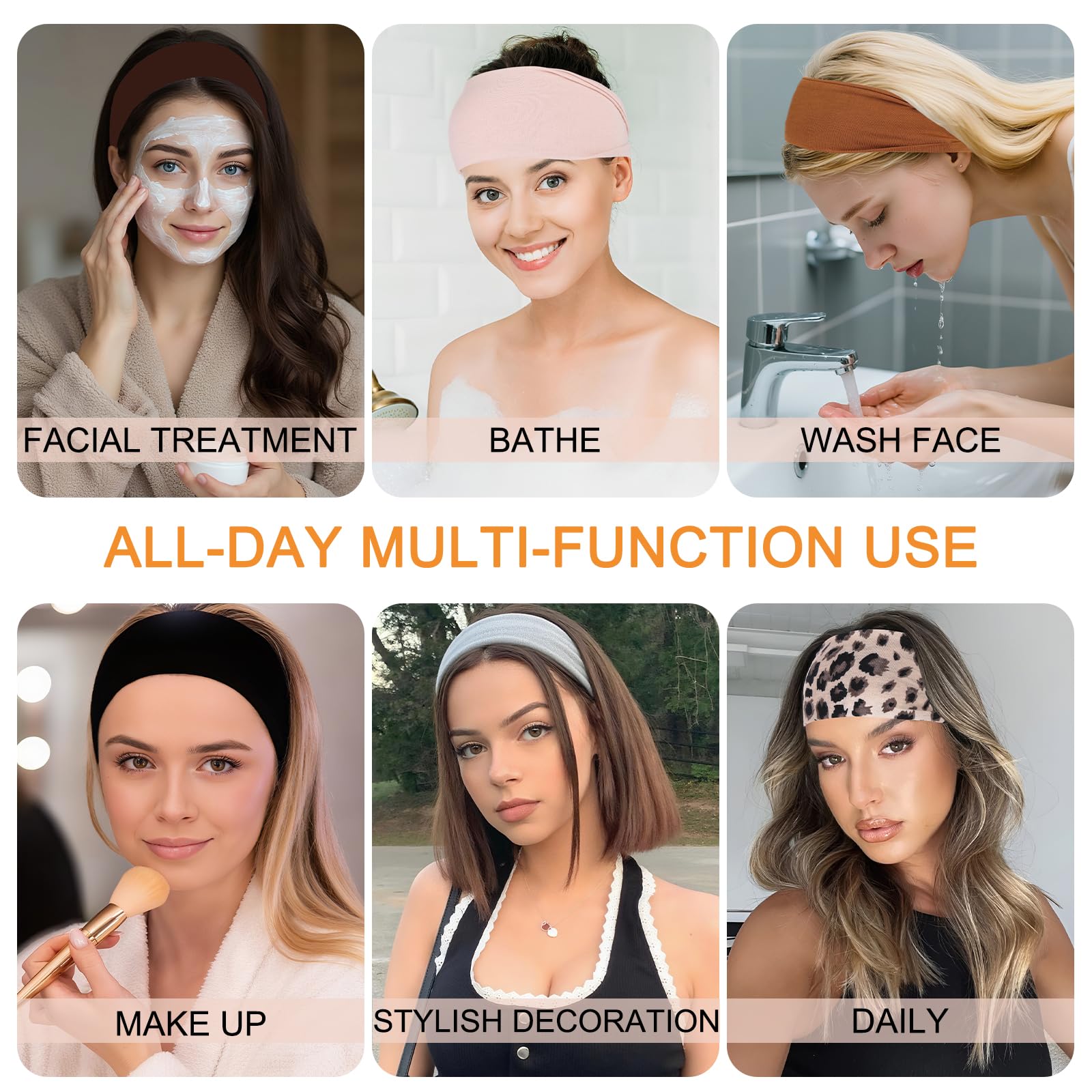 RuiYok versatile headbands suited for yoga, running, and fitness routines.