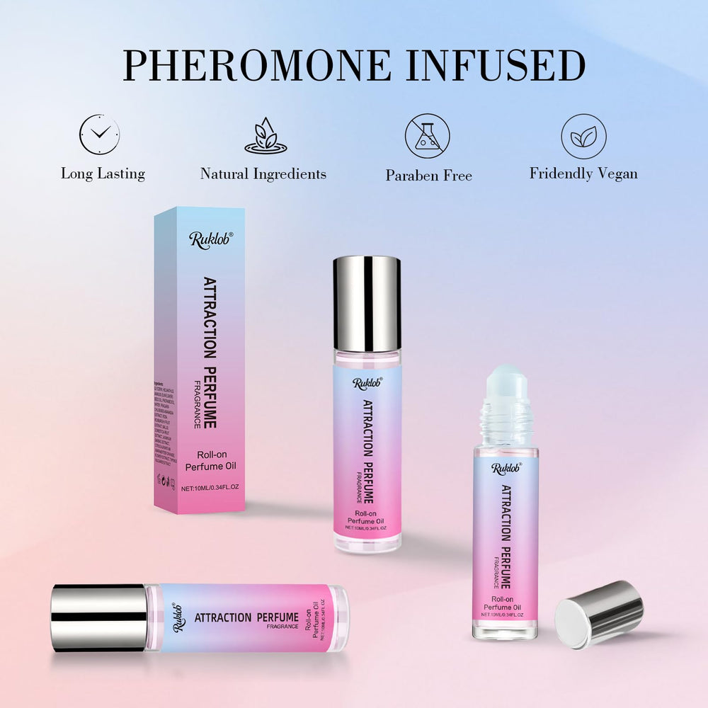 ruklob roll-on on neck and wrists for easy, skin-friendly fragrance emission.