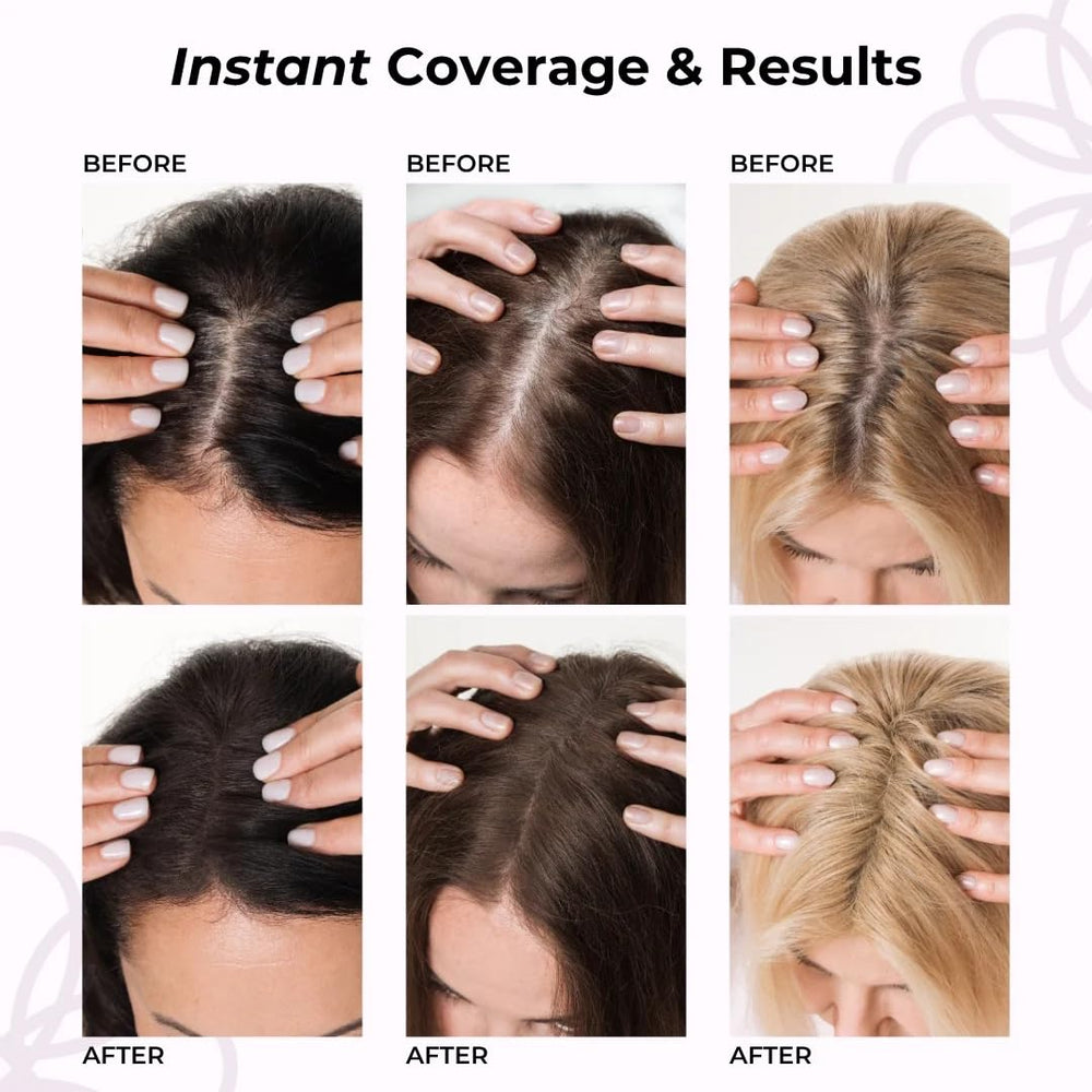 Rumi Cosmetiques HairMagic+ water-resistant formula stays put through workouts.