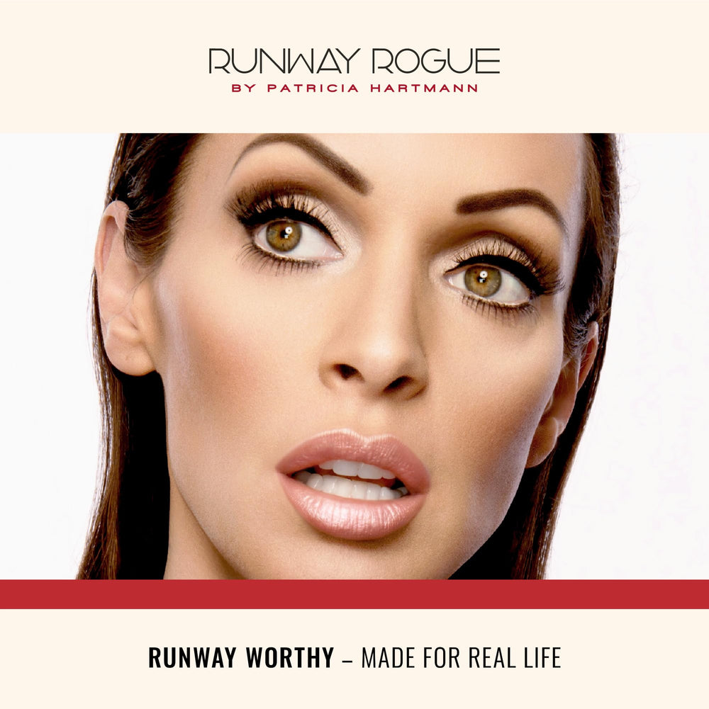 Runway Rogue Pearl Glam wear-after-test shows long-lasting color feel.