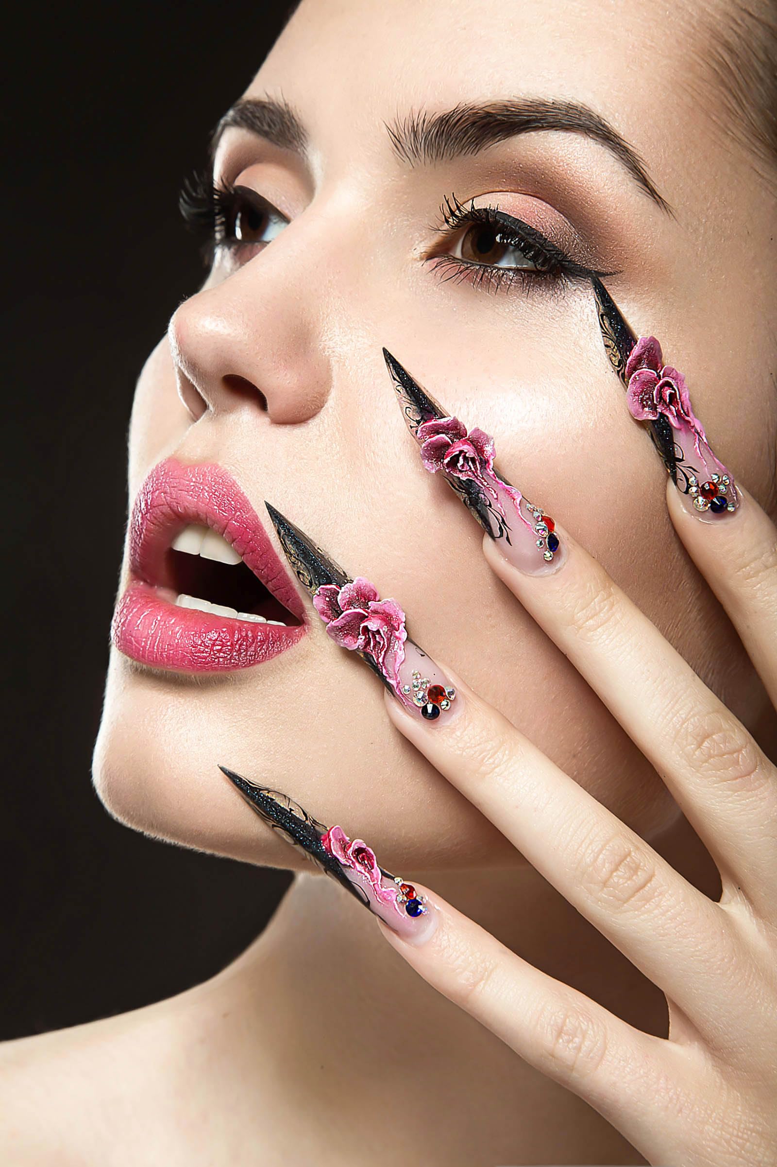 RUOKEXIN Duck Press On Nails jelly glue application for easy adhesion