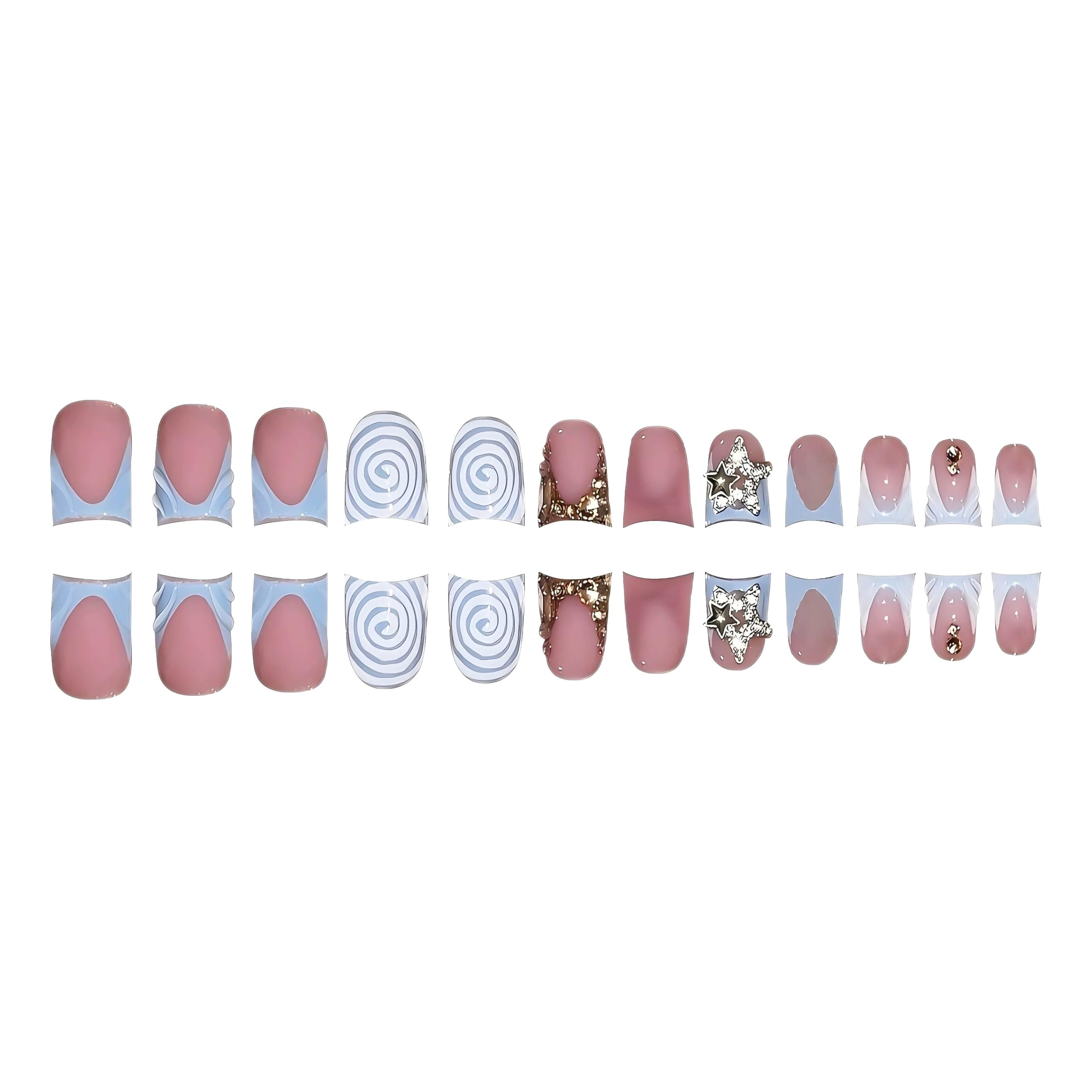 RUOKEXIN Duck Press On Nails variety of models for versatile styles