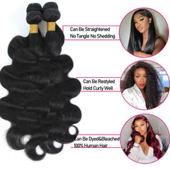 Ruola virgin Remy hair with soft cuticle alignment.