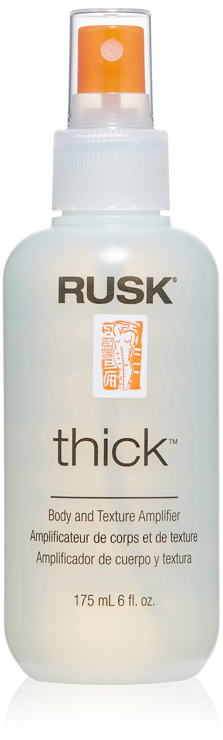 RUSK Amplificador de cuerpo y textura en botella de 6 onzas para pelo fino.