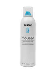 RUSK Designer Collection Mousse en botella proporciona volumen máximo y fijación firme