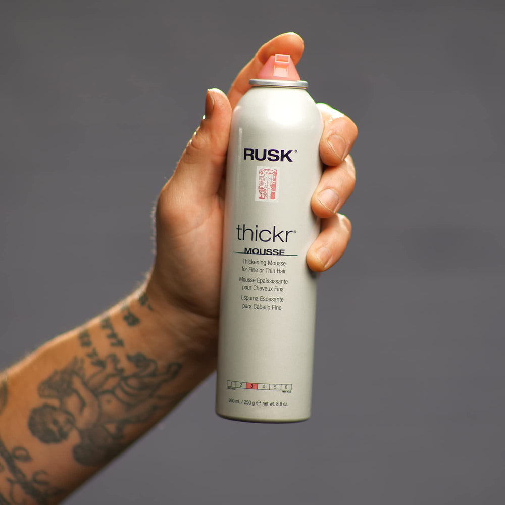 RUSK Thickr, cuidado para color teñido y brillo sostenido
