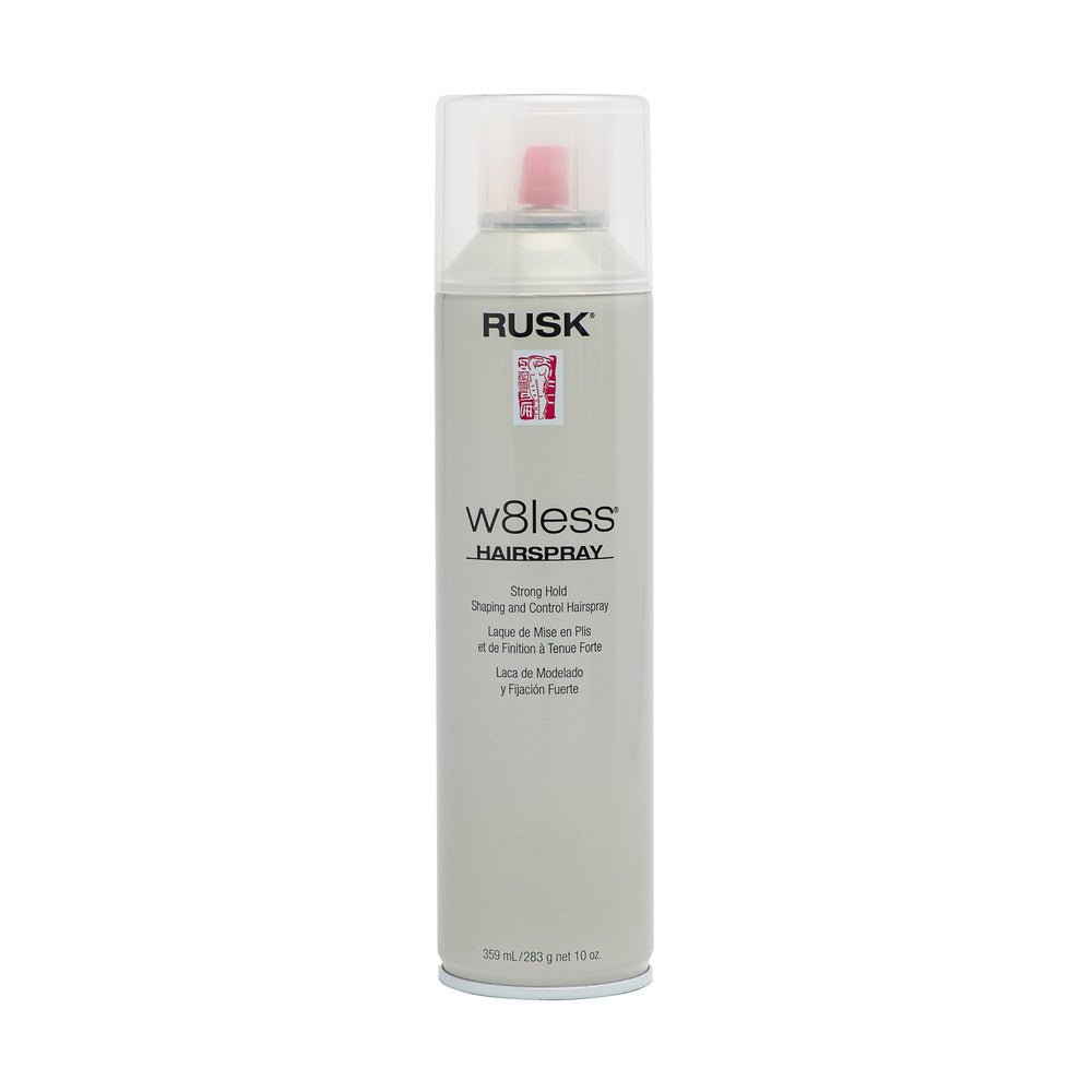 RUSK W8less, botella de laca fuerte para cabello suave y brillante