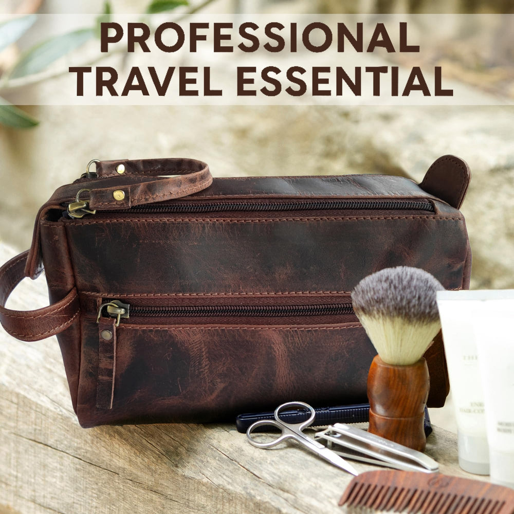 RUSTIC TOWN side handle enables easy lifting from luggage.