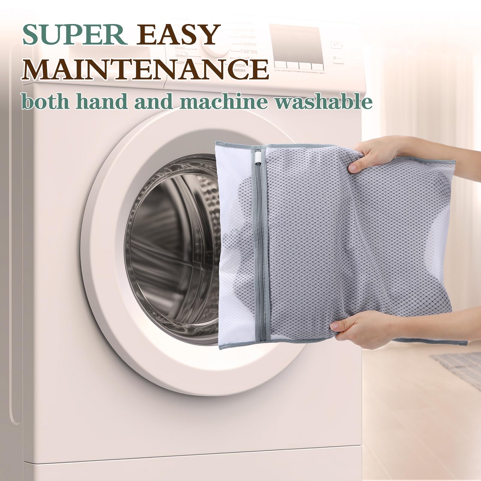 RUVINCE 4D air mesh bath pillow enhances breathability and quick drying