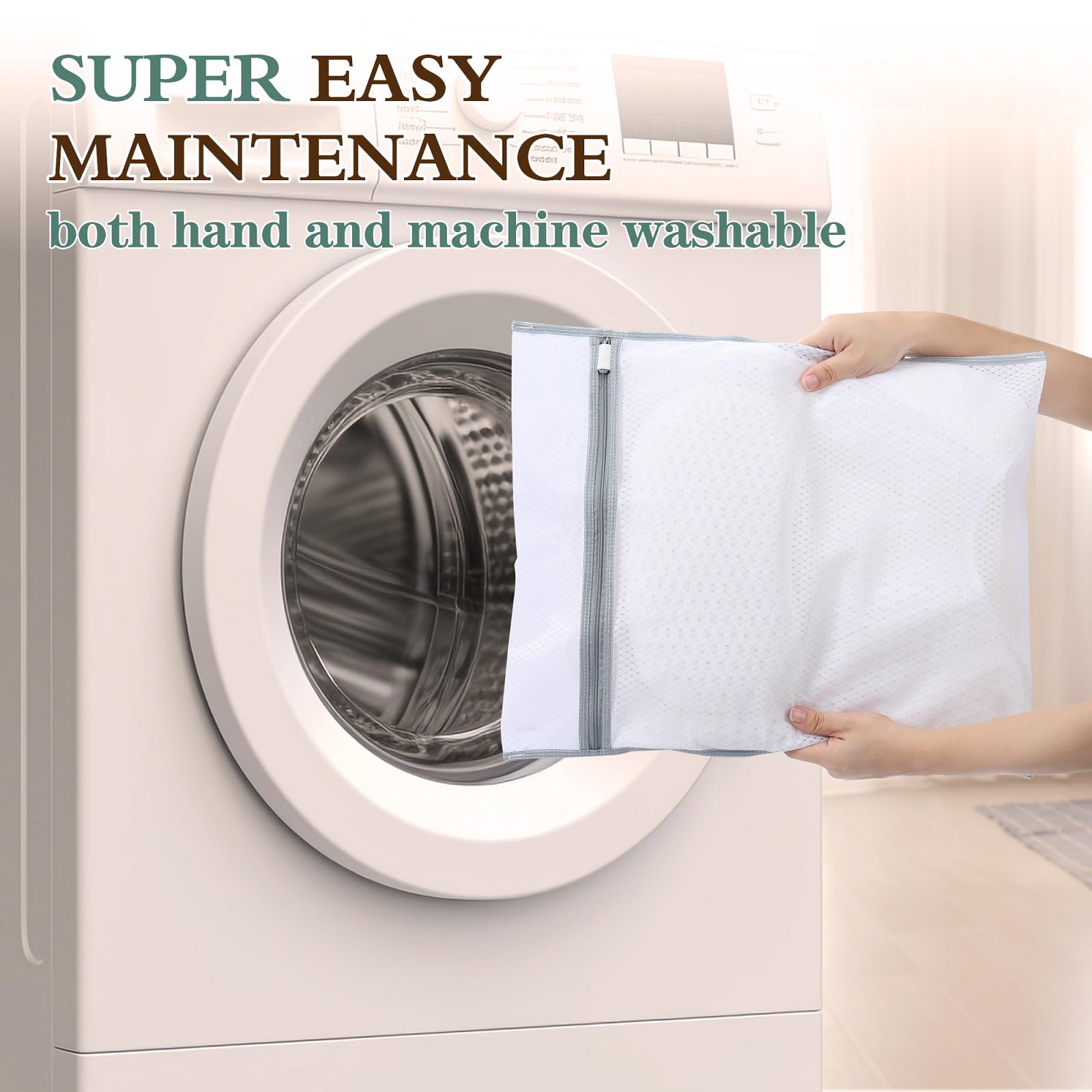 RUVINCE bath pillow dries quickly to stay fresh after use.