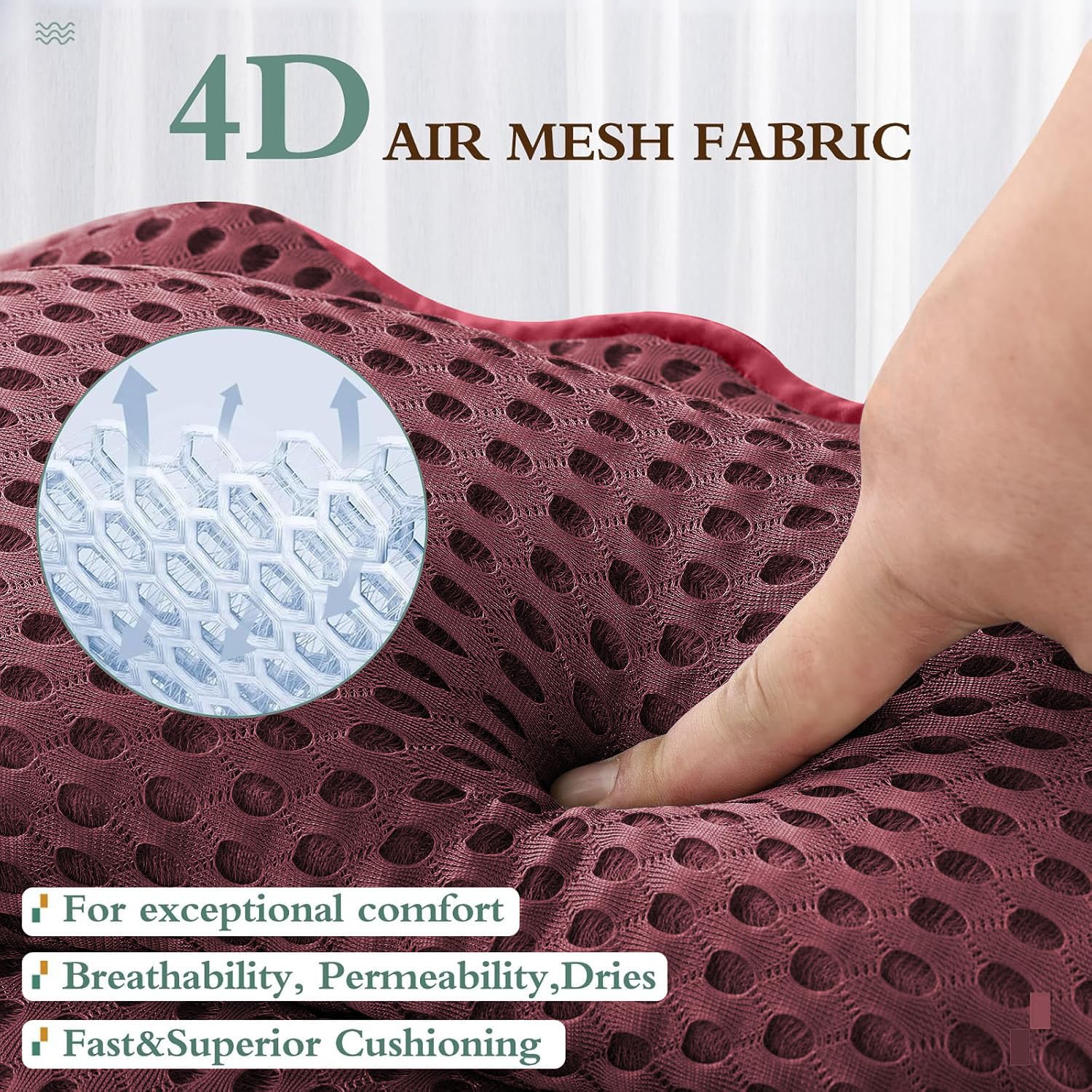 RUVINCE bath pillow ultra-soft padding for a comforting soak