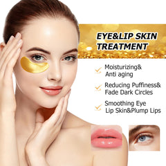 Ruzzut parches para ojos con oro 24K, sensación fresca y revitalizante.