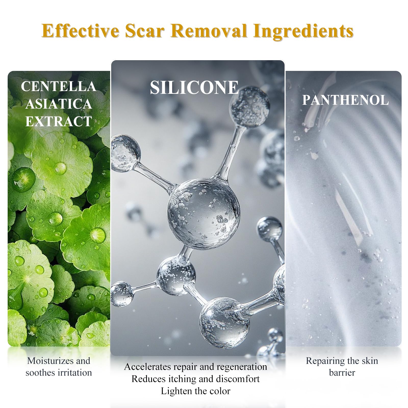 Rvlaim Scar Cream applied by hand shows gentle, even coverage.