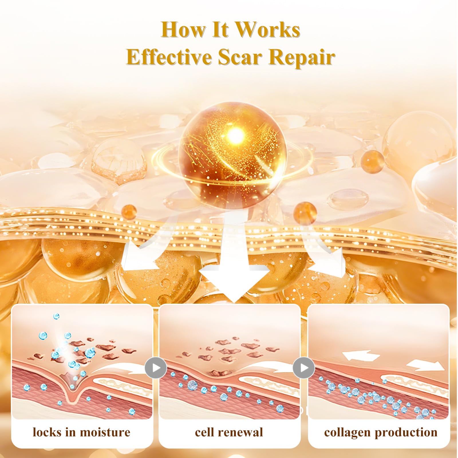 Rvlaim Scar Cream supports new-scar progress with twice-daily application.