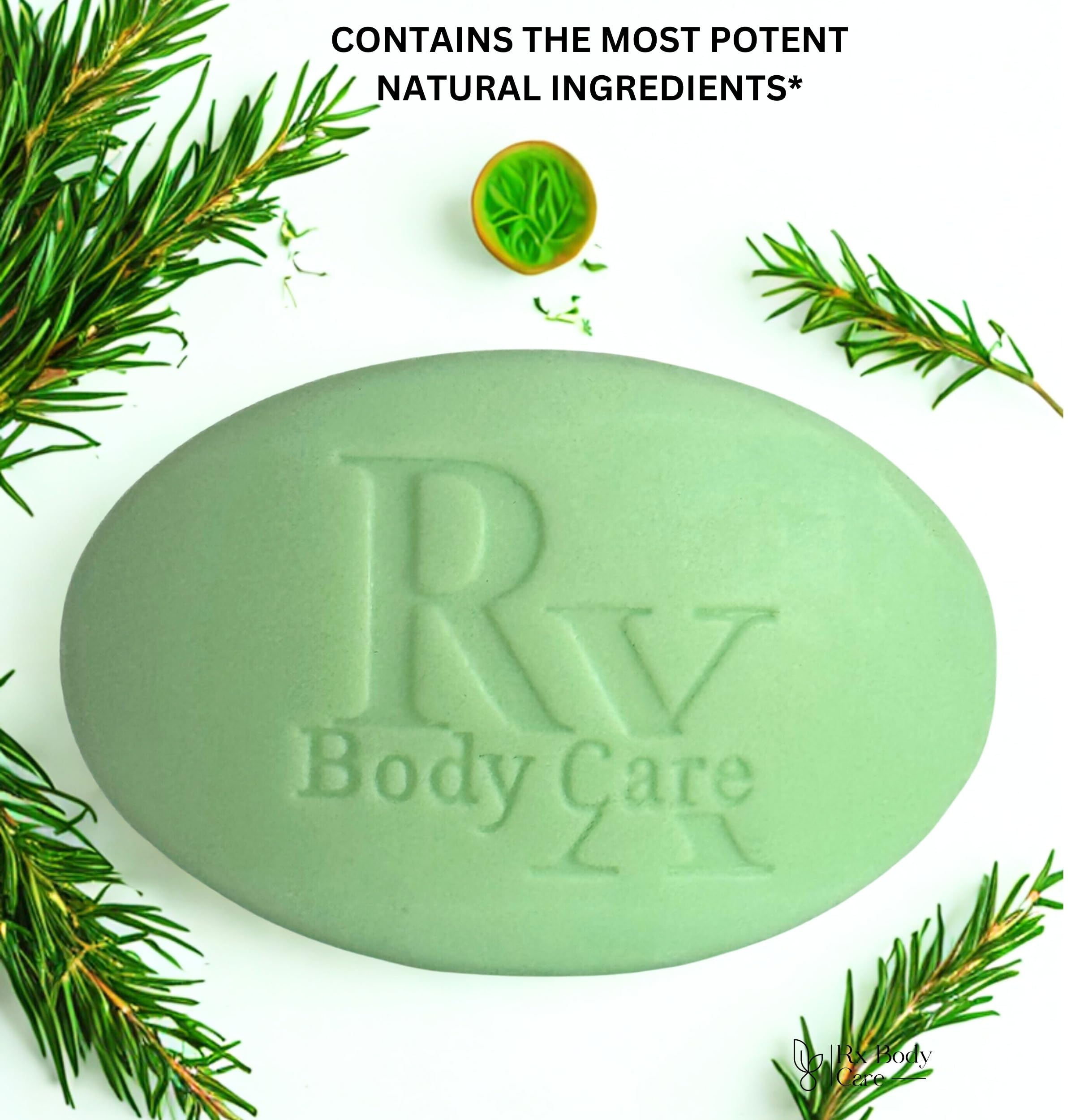 RX Body Care Tea Tree Oil Bar aids foot care and odor control