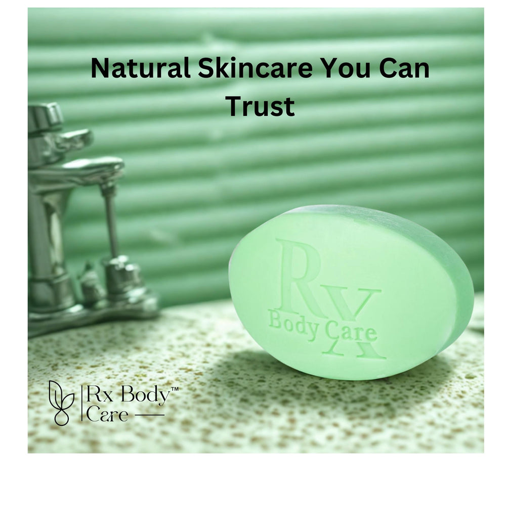 RX Body Care Tea Tree Oil Bar gentle formula suitable for sensitive skin