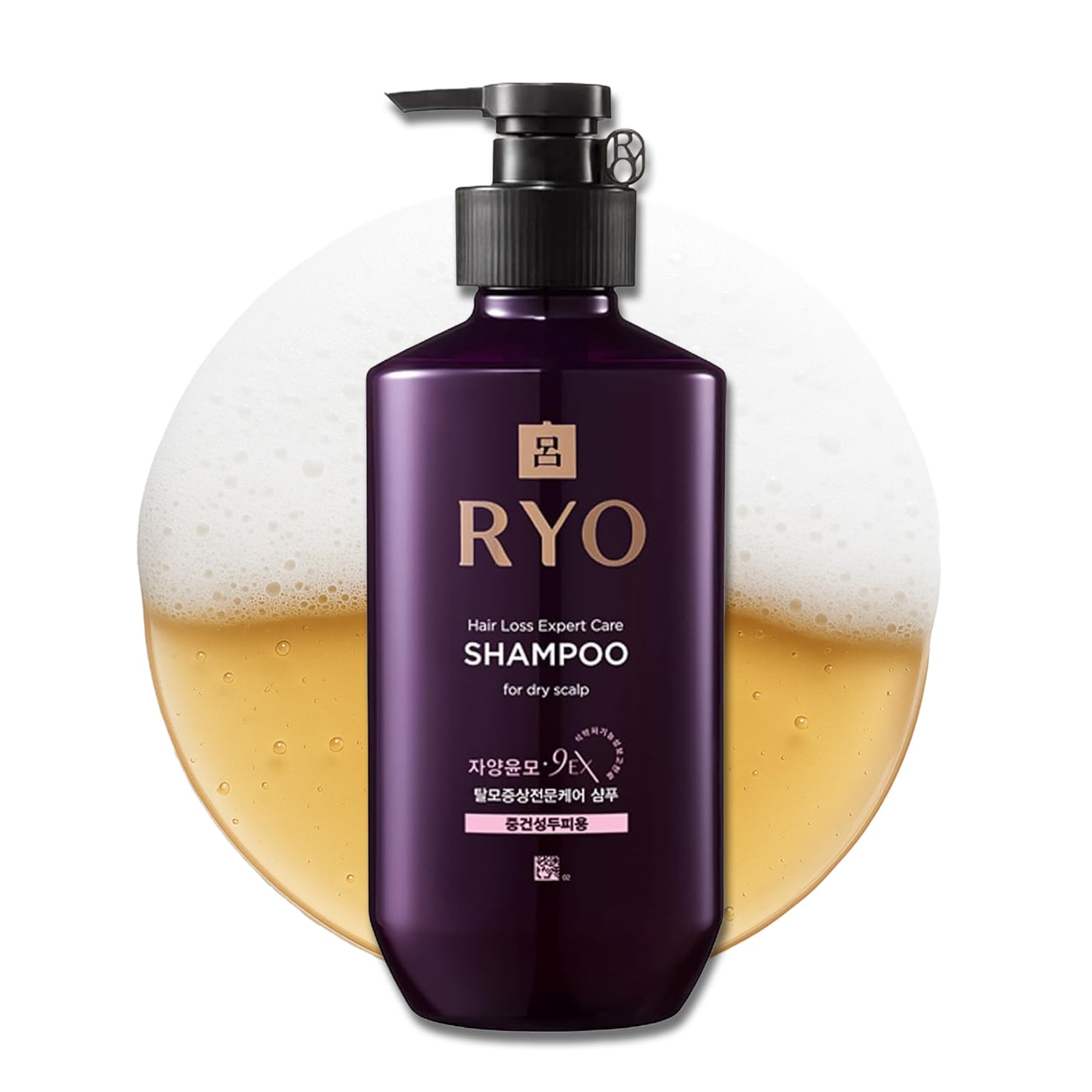 Ryo Champú Fortalece cabello; botella visible para uso diario.
