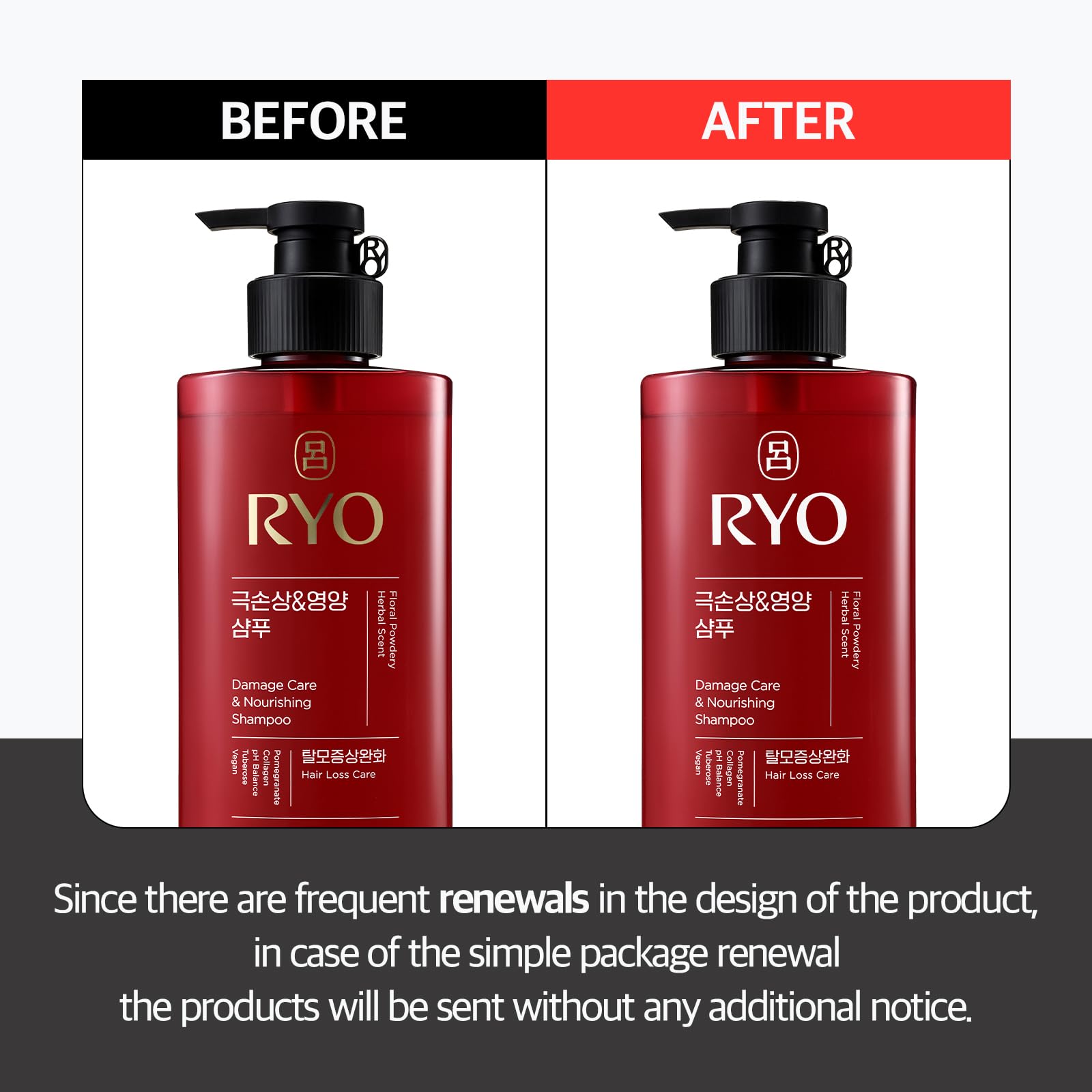 Ryo champú en textura espesa para ducha agradable