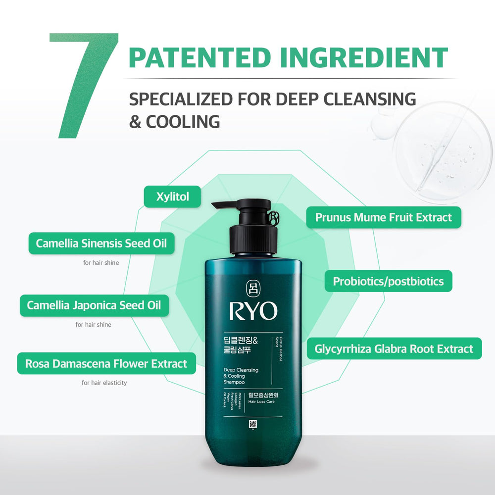 RYO shampoo caffeine infusion energizes scalp while cleansing