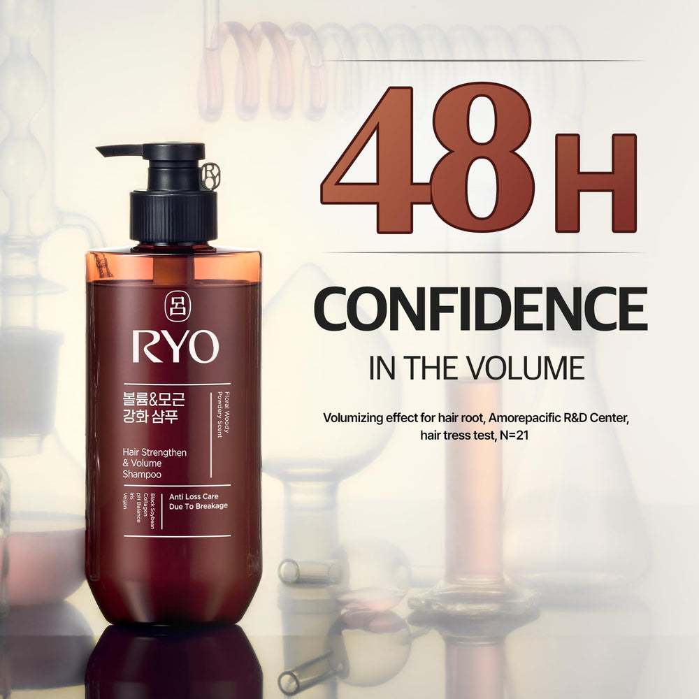 Close-up of Korean ginseng extract in Ryo formula for revitalized feeling.