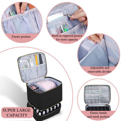 RZMAYIS compartimento superior para lámpara y accesorios de manicura.