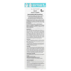 S.NATURE Aqua Oasis Toner, ingredientes clave que aportan hidratación y suavidad.