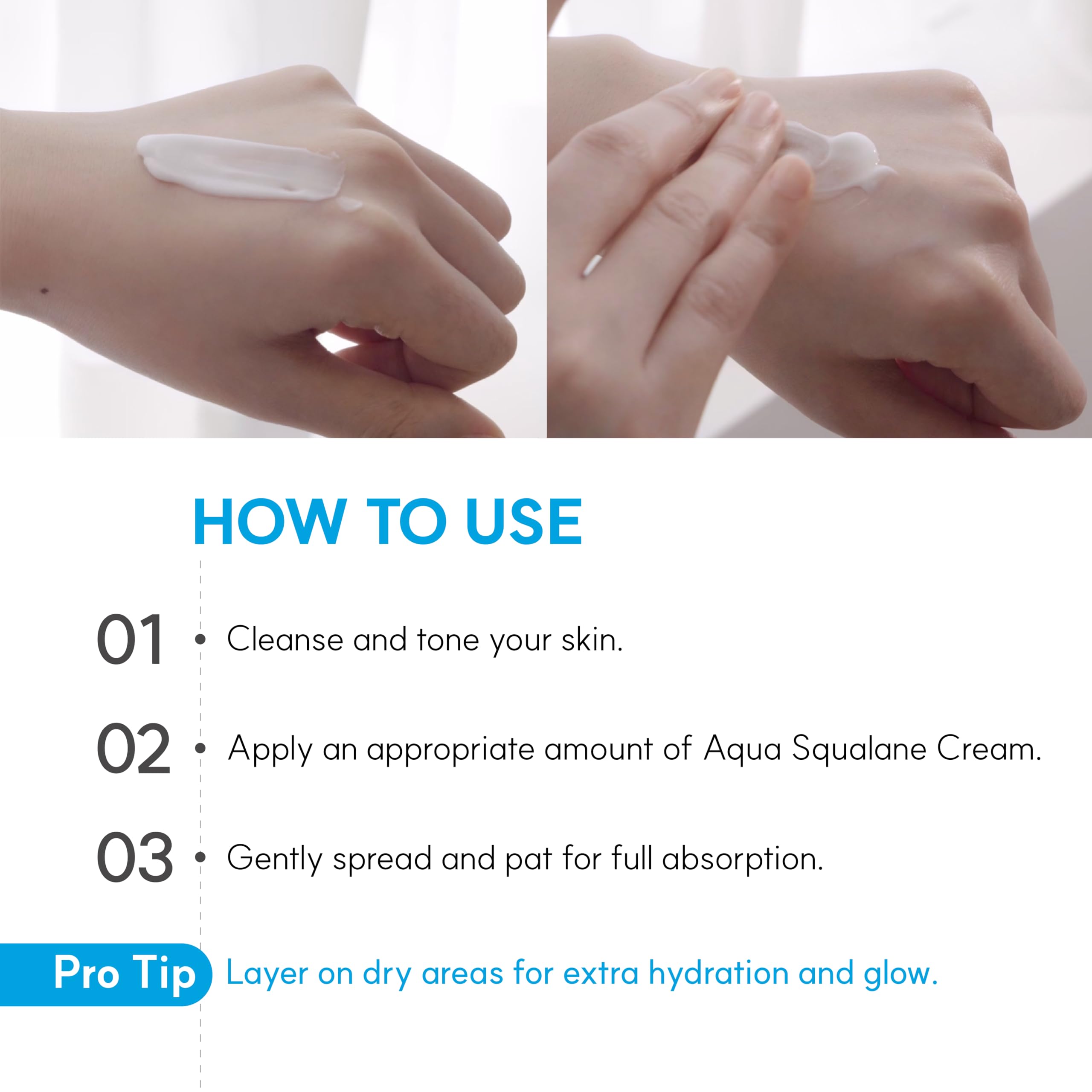 S.NATURE Aqua Squalane Moisturizing Cream supports sensitive skin comfort.