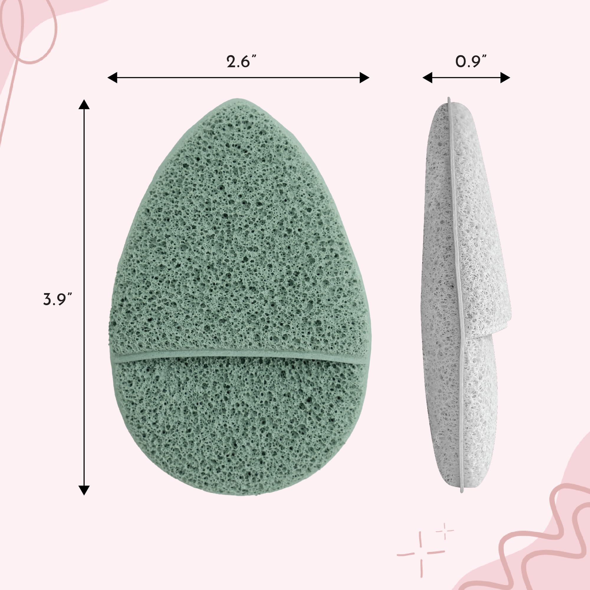 S&T INC face scrubber exfoliator easy care—rinse, wring, and air-dry after use