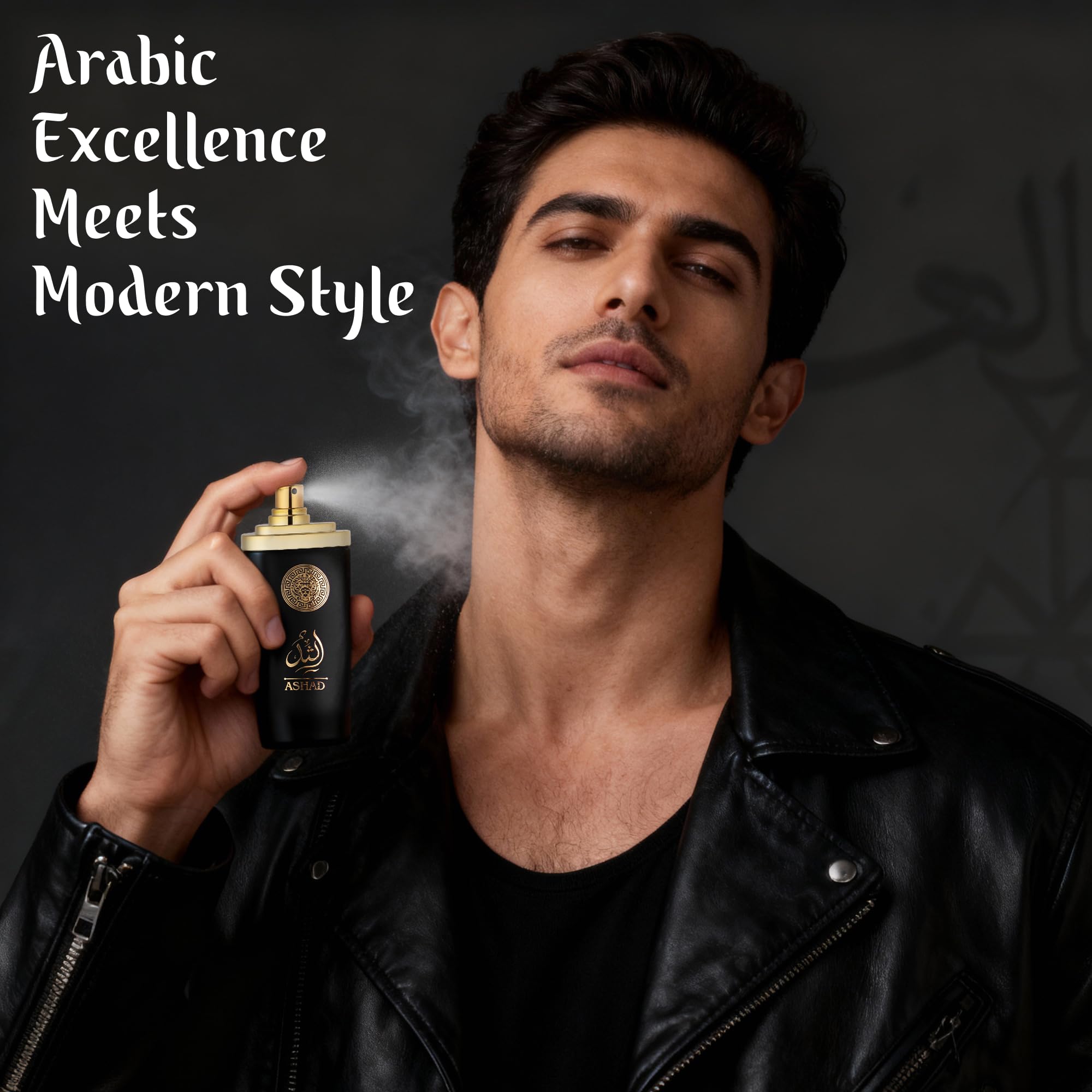 SAADAH Ashad amber-toned bottle emphasizes warm notes ideal for evenings