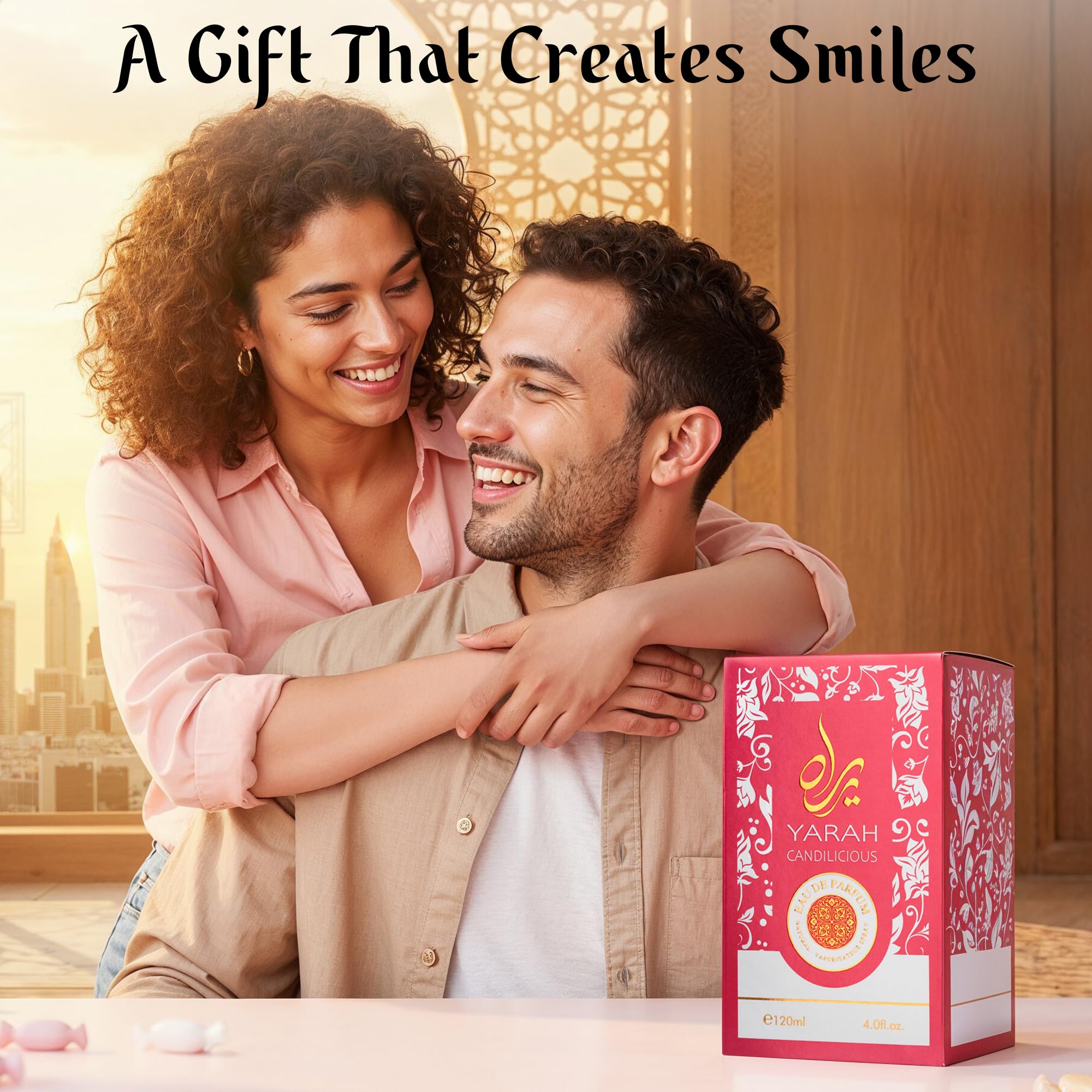 SAADAH Yarah Candilicious fragrance cloud hints at airy joyful longevity