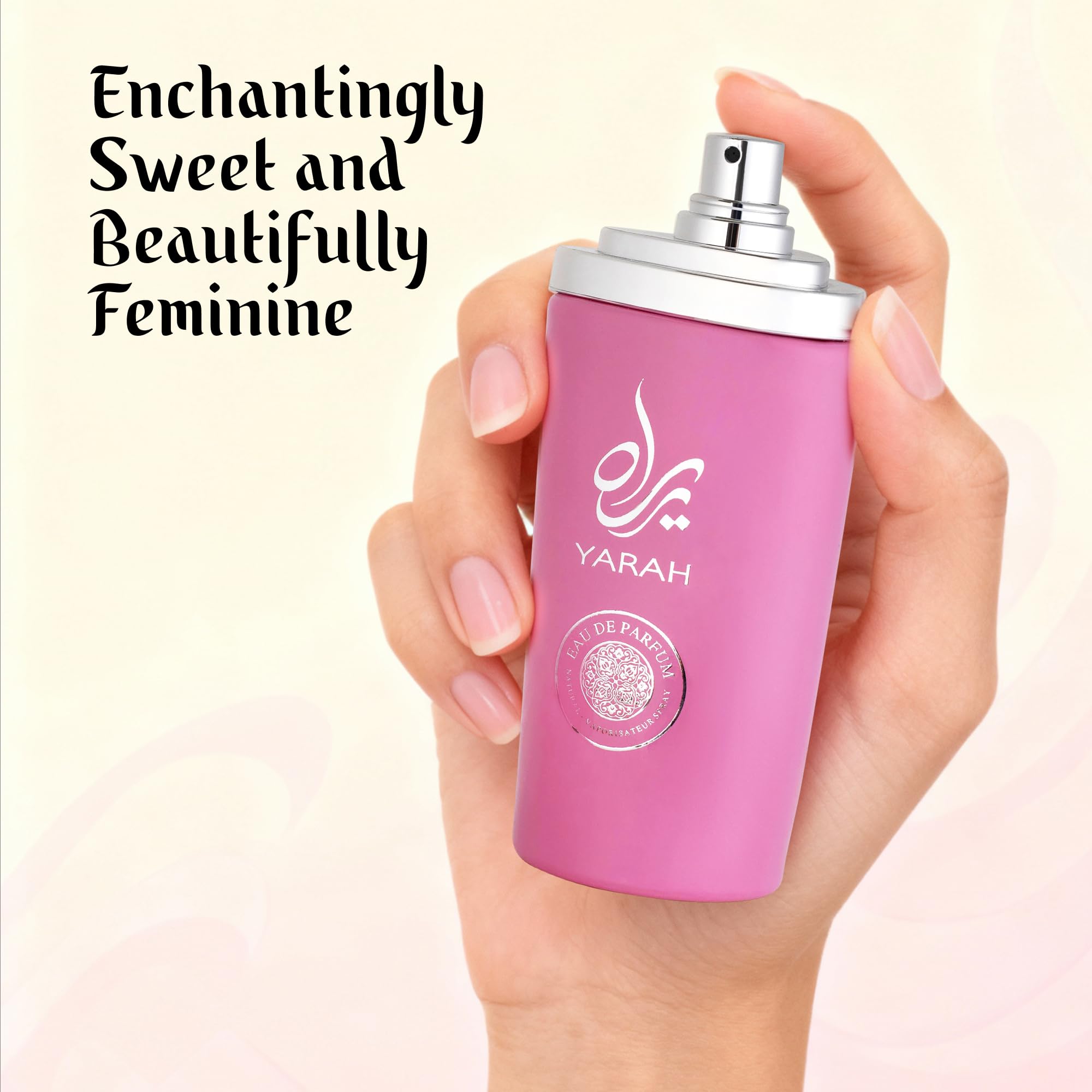 SAADAH Yarah spray dispersion captures a powdery trail