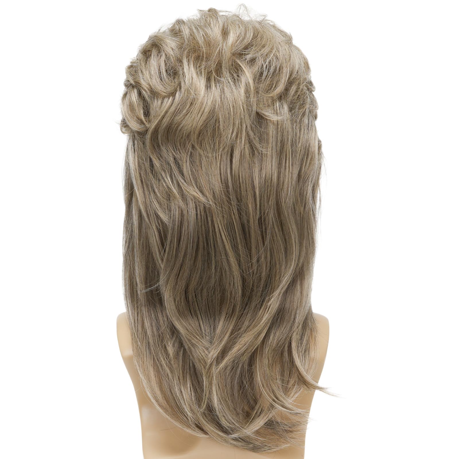 Sabosi wig close-up shows realistic fibers for events.