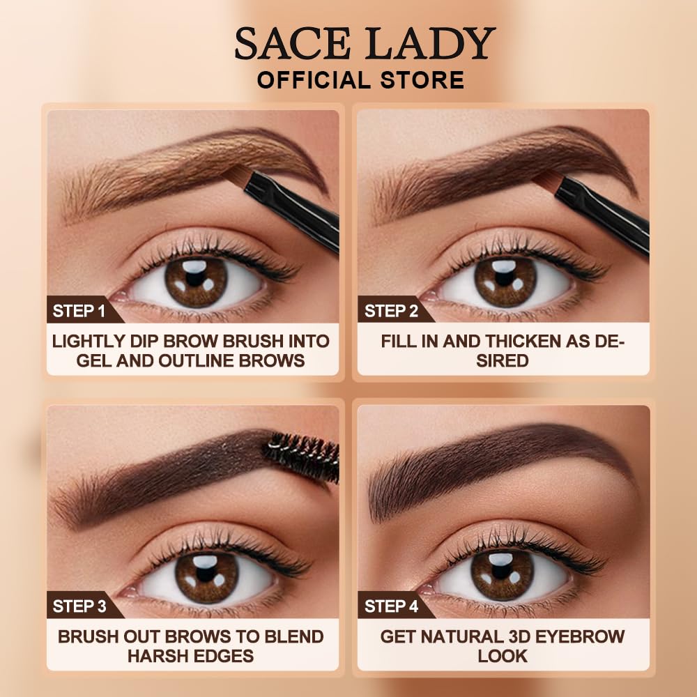 SACE LADY Compact brow kit fits daily routines and travel bags.