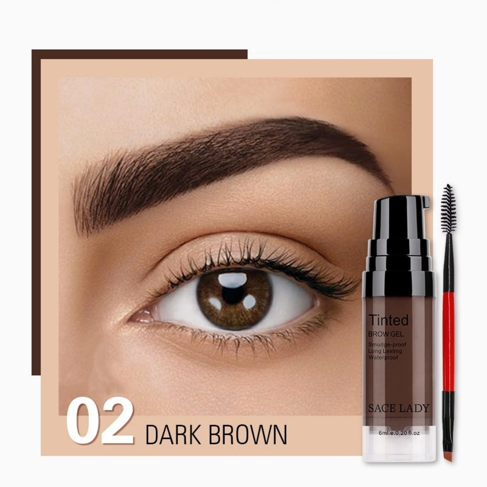 SACE LADY 3D Eyebrow Gel precision brush for natural definition.