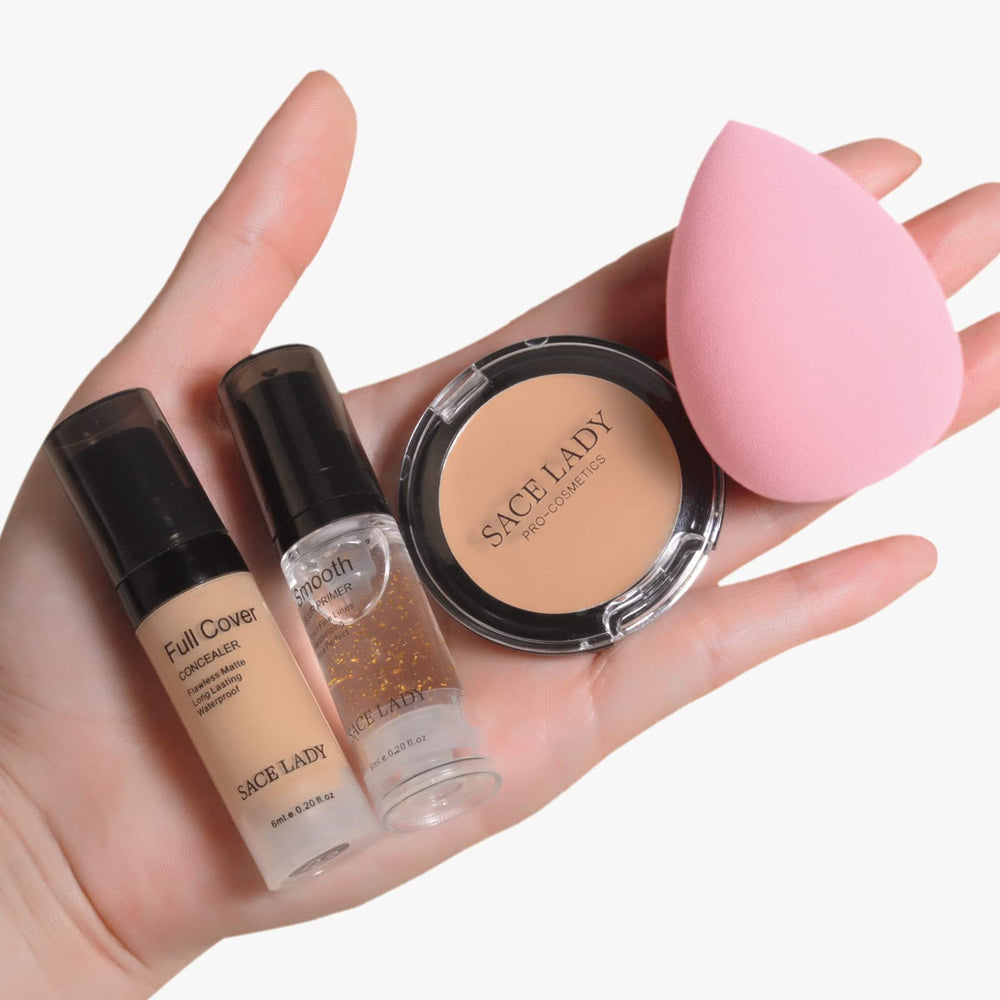 Concealer para ojeras y manchas SACE LADY revela cobertura duradera.