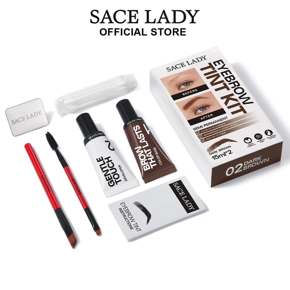 SACE LADY instruction manual guides DIY brow results