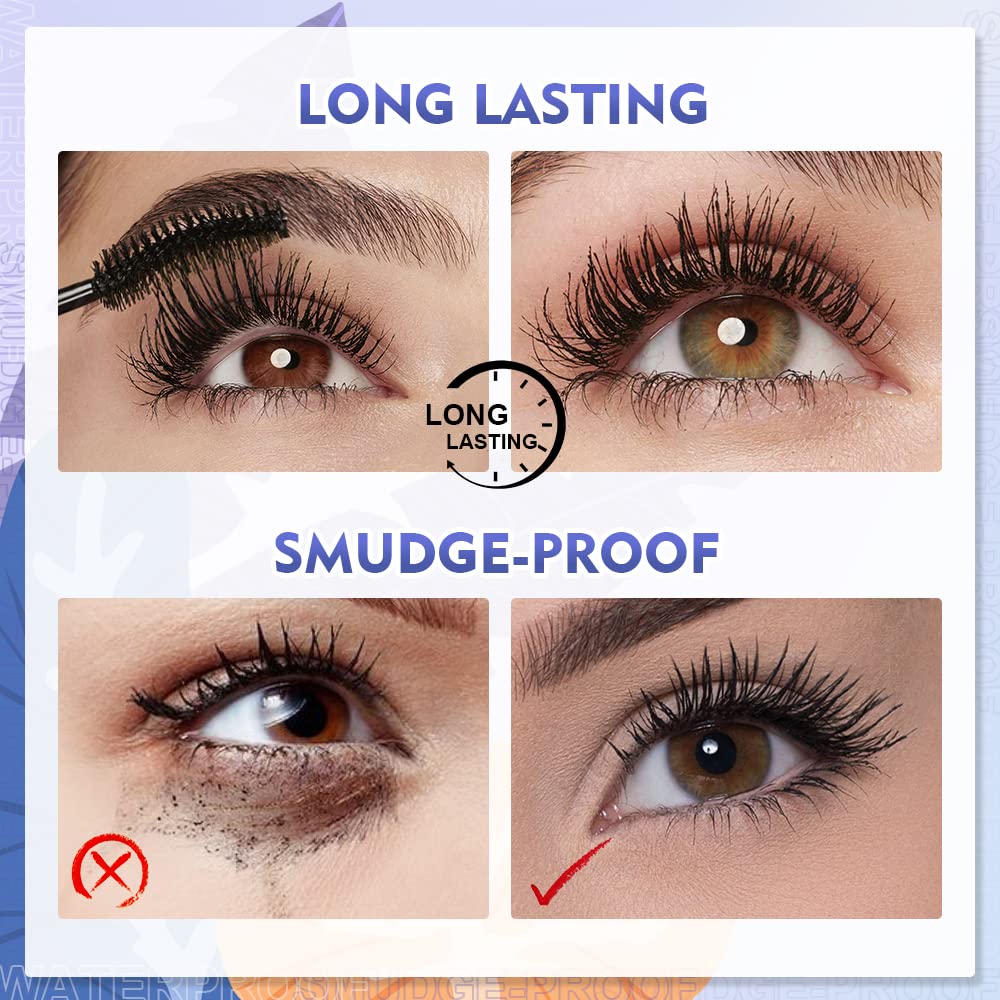 SACE LADY long-lasting lashes with waterproof formula in action.