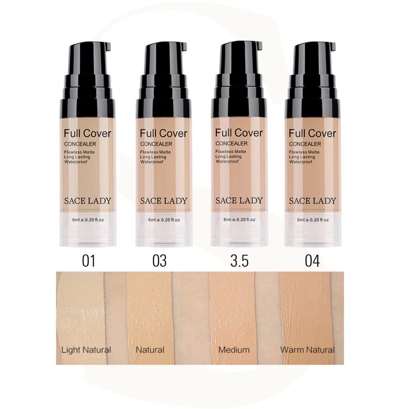 SACE LADY pack corrector con pigmentos para acabado natural duradero