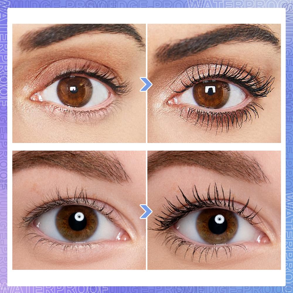 SACE LADY smudge-proof finish on lashes in humid conditions.
