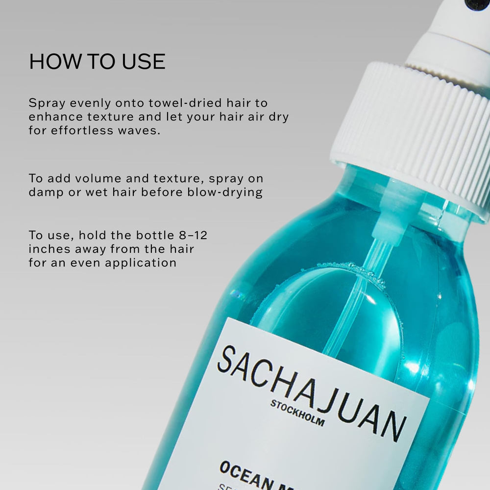 Ondas de playa con acabado mate usando SACHAJUAN Ocean Mist