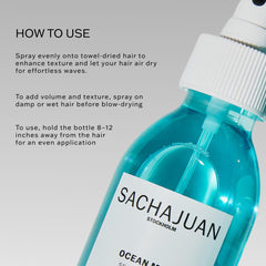 Ondas de playa con acabado mate usando SACHAJUAN Ocean Mist