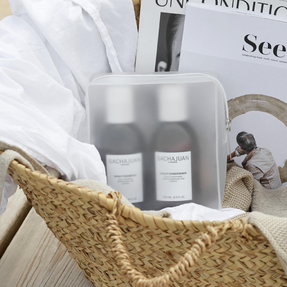 SACHAJUAN Scalp Shampoo menthol provides a cooling scalp feel.