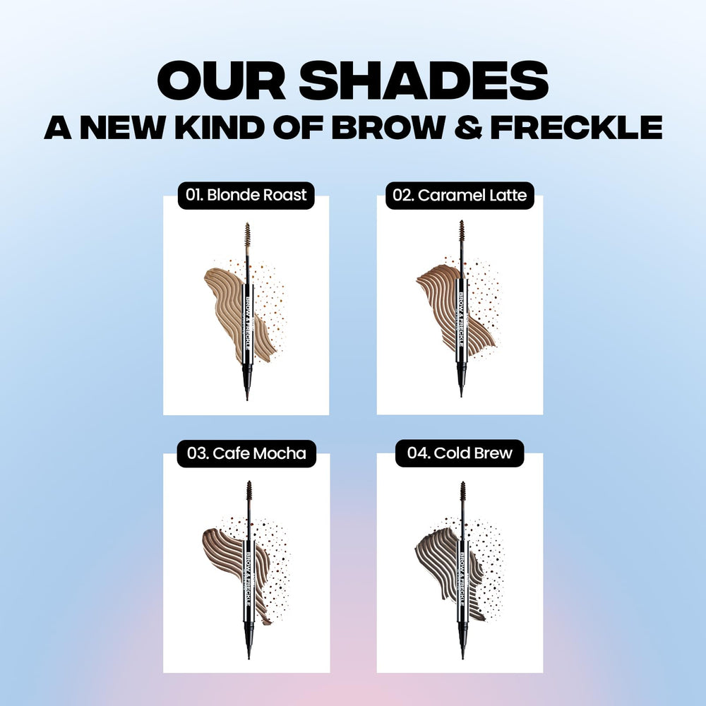 Sacheu aplicación natural de pecas para un look suave.